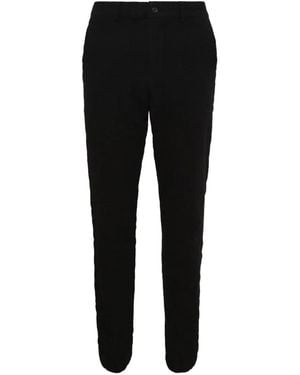 COMME DES GARÇON BLACK Tweed Straight-Leg Trousers - Black