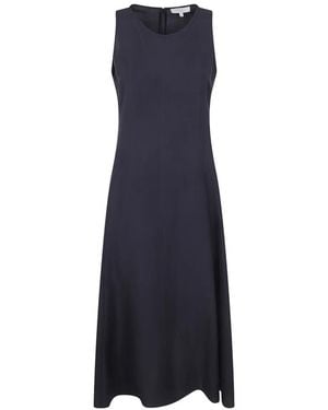 Antonelli Sleeveless Flared Dress - Blue