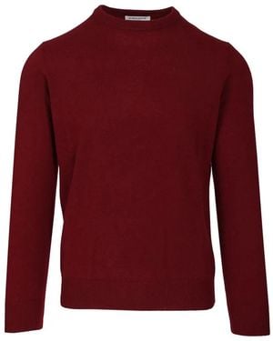 Al Duca d'Aosta Crew-Neck Cashmere Jumper - Red