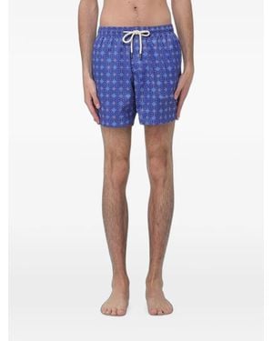 Peninsula Capresa Drawstring Swim Shorts - Blue