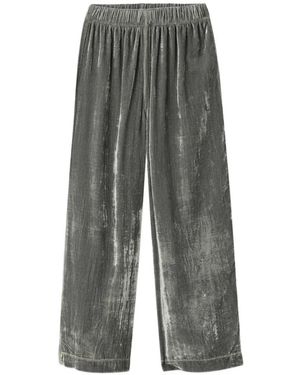 American Vintage Elasticated-waist track pants - Gris