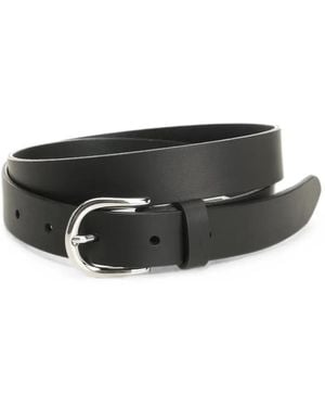 Isabel Marant Zap Leather Belt - Gray