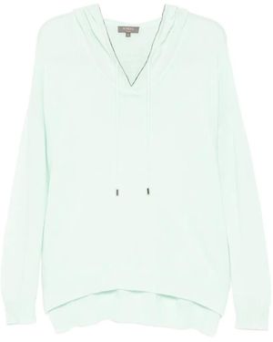 N.Peal Cashmere Hoodie Maya - Bleu