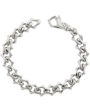 Emanuele Bicocchi Polished Sharp Chain Bracelet - Metallic