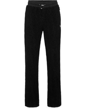 Philipp Plein Trainingsbroek Met Jacquard - Zwart