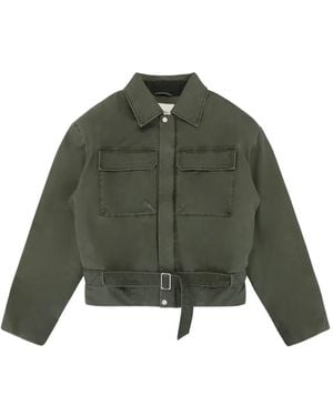 Entire studios Belted Jacket - Green