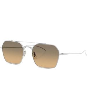 Oliver Peoples Eckige Tk-15 Sonnenbrille - Mettallic