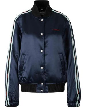 Off-White c/o Virgil Abloh Veste Bomber À Rayures - Blue