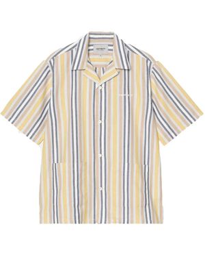 Carhartt Stripe Short-Sleeve Shirt - White