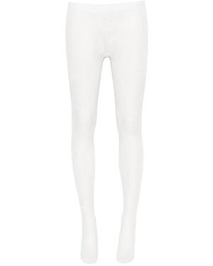 Dolce & Gabbana Logo-Detail Tights - White