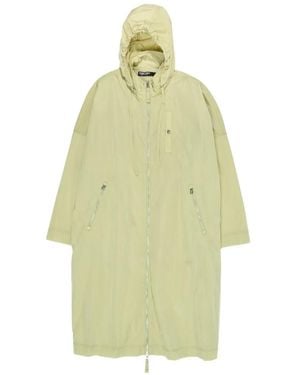 Bimba Y Lola Hooded Zipped Coat - White