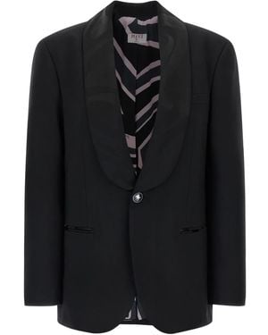 PUCCI 'Labirinto' Single-Breasted Blazer - Black
