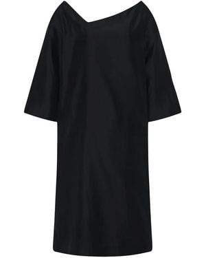 The Row Miki Batwing Dress - Black