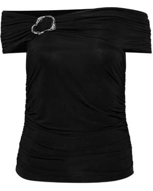 Gestuz Laily Off-Shoulder Top - Black
