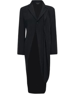 Comme des Garçons Draped Asymmetric Jacket - Black