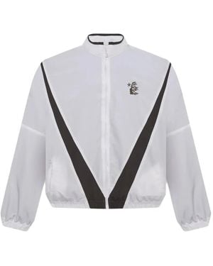 HELLSTAR Side-Stripe Track Jacket - Gray