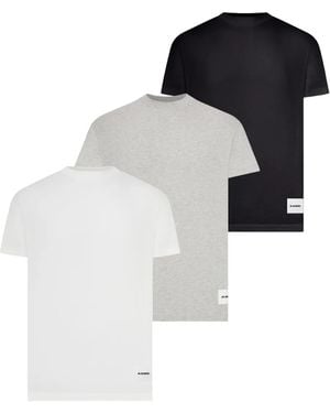 Jil Sander T-Shirts (3er-Set) - Weiß