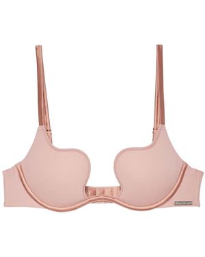 Fleur du Mal Le Stretch Micro Seduce U-Plunge Bra - Pink