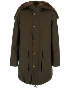 VALENTINI 1972 Hooded Parka Coat - Green