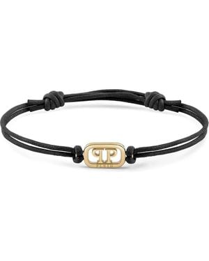 Philipp Plein Logo-Plaque Bracelet - White