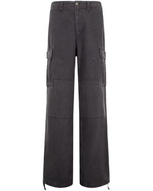 Mastercraft Union Midori Leaf Repair Cargo Trousers - Blue