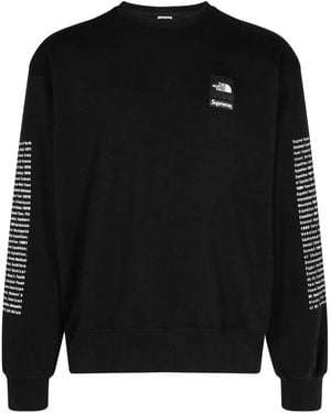 Supreme X The North Face Sweatshirt - Schwarz