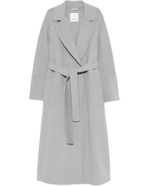 Max Mara Wool Long Coat - Grey