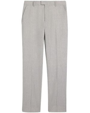 Ami Paris Tailored Virgin Wool Trousers - Grey