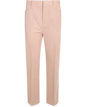 Tom Ford センタープレス パンツ - ナチュラル