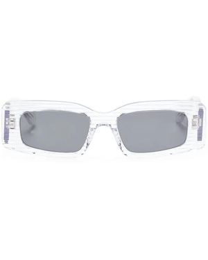 Alaïa Rectangle-Frame Sunglasses - Grey