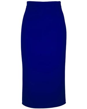 Akris Jupe En Crêpe - Bleu