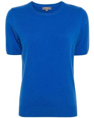 N.Peal Cashmere Milly Cashmere Top - Blue