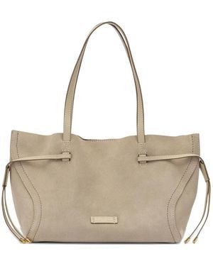 Gianni Chiarini Suede Violette Shoulder Bag - Natural