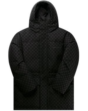 Daily Paper Monogram Hooded Jacket - Black