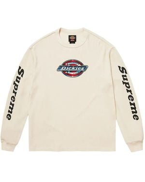 Supreme Dickies Thermal Sweatshirt - Natural