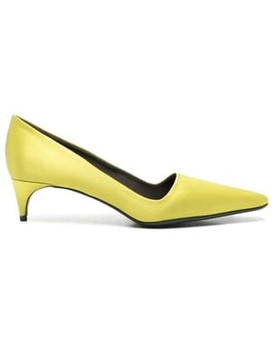 BERNADETTE Escarpins Satinés À Bout Pointu - Yellow