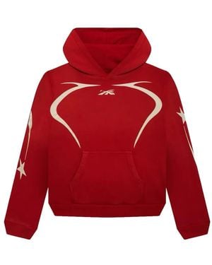 HELLSTAR Graphic-Print Hoodie - Red