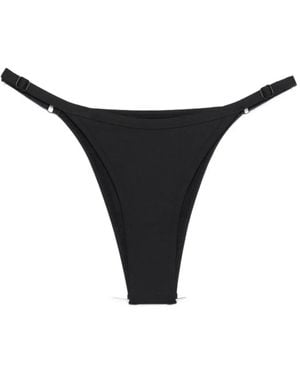 Bondi Born Presley Adjustable-Strap Bikini Bottoms - Black