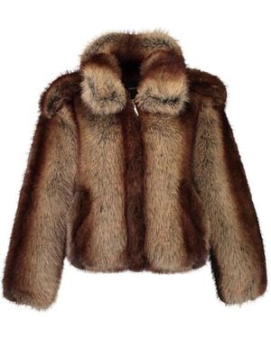 retroféte Chaqueta bómber Segrid - Marrón