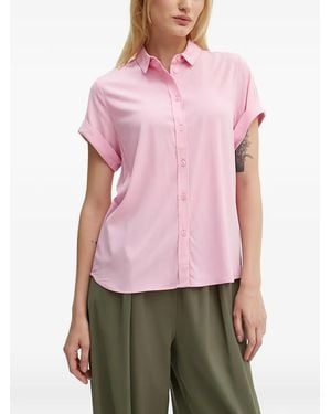 Samsøe & Samsøe Cuffed short-sleeve shirt - Rosa