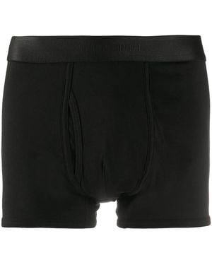 Sunspel Plain Boxer Shorts - Black