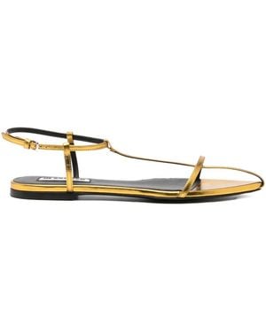 Jil Sander Cage Sandals - Metallic