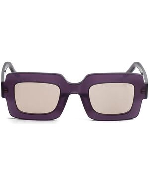 Kaleos Eyehunters Nelson Rectangle-Frame Sunglasses - Purple