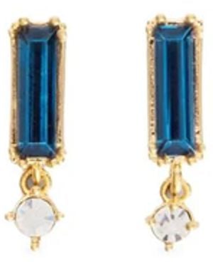 Jil Sander Crystal-Embellished Handcrafted Earrings - Metallic