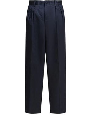 Kapital Pleated-Front Pants - Blue