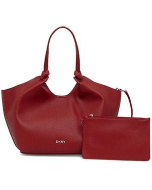 DKNY Medium Paula Commuter Tote Bag - Red