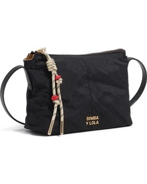 Bimba Y Lola Knotted Strap Satchel Bag - Black