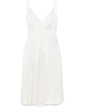 Kiki de Montparnasse Soie Gown - White
