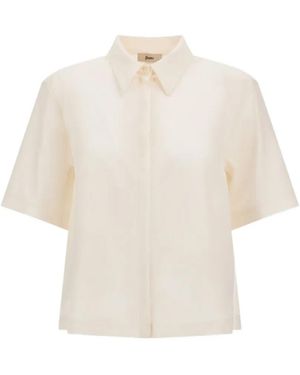 Herno Camisa De Manga Corta - Blanco