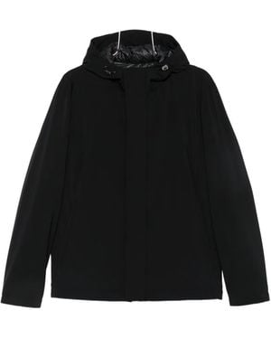 Herno Hooded Coat - Black